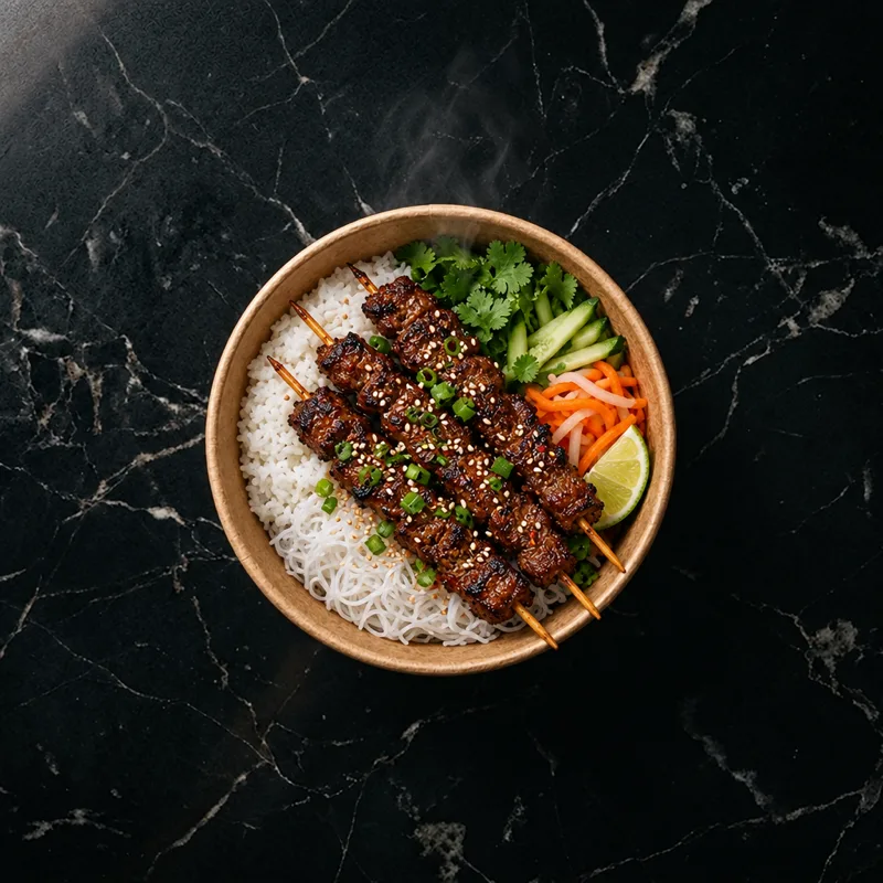 Brochettes de Bœuf à emporter — Mademoiselle Bobùn, Bordeaux