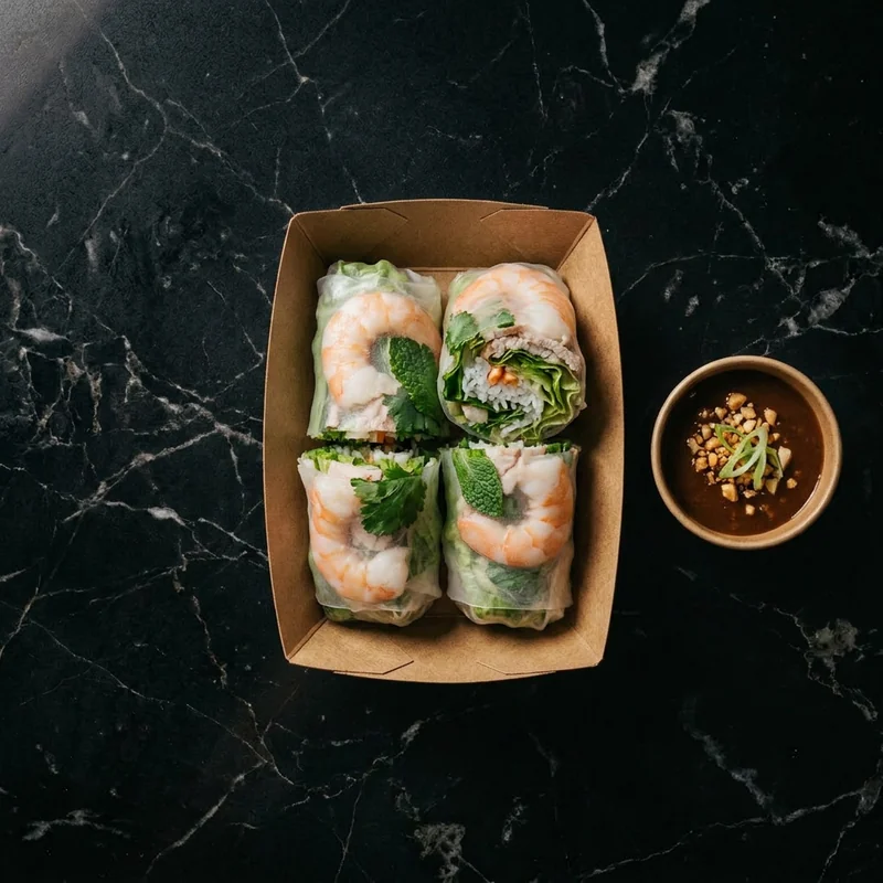 Gỏi Cuốn Crevette à emporter — Mademoiselle Bobùn, Bordeaux