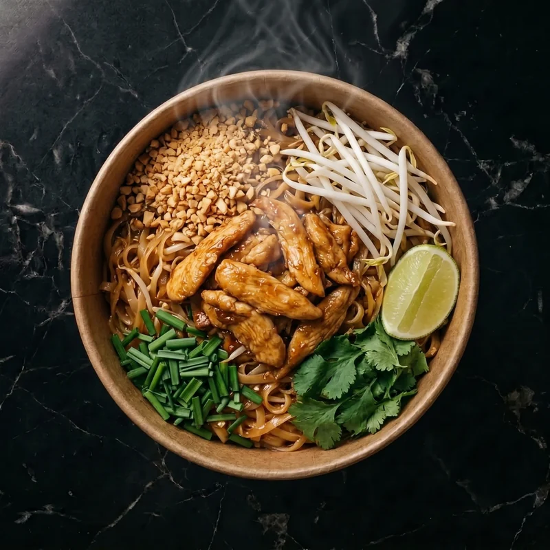 Pad Thai Poulet